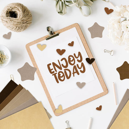 Whaline 18Pcs Brown Felt Fabric Sheets Assorted Soft Thick Craft Felt Pack for DIY Craft Sewing Patchwork Art Projects, 7.9 x 11.8 Inch...