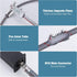 32 Inch Faucet Supply Lines 3/8" Female Comp × M10 Male (1 Pair), ARCORA 30" Braided Nylon Bathroom Faucet Hose...