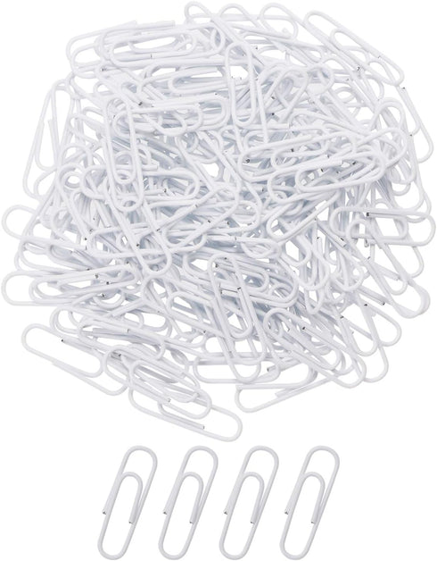 28mm Small Vinyl Coated Paper Clips Bookmarks Smooth Decorative Memo Note Office Clips for Document Organizing Classifying Professional Work Home ...