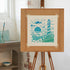 Lighthouse Stencils 11.8 x 11.8 Inch Sea Ocean Nautical Sailboat Stencils Reusable PET Summer Clouds Sun SeagullsStencils for Painting on Walls, A...