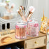 Kigai Watermelon 2PC Airtight Transparent Plastic Storage Jar Food Storage Container Plastic for Food Herbs Tea etc with Storage Lid easy to use a...