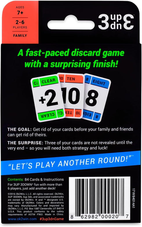 Ok2Win 3UP 3DOWN Card Game...
