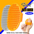 Dog Bath Brush, 2 Pcs Dog Grooming Brush Rubber Dog Wash Brush Dog Shampoo Shower Shedding Bathing Brush for Short Long Haired Dogs Cats with Adju...