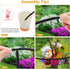 50 Pieces Drip Irrigation Fittings, 1/4 Inch Barbed Tee Fittings, Barbed Connectors for 1/4 Inch Irrigation Tubing for Drip Sprinkler Garden Lawn ...