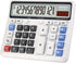 Desktop Calculator Extra Large LCD Display 12-Digit Big Number Accounting Calculator with Giant Response Button, Battery & Solar Powered, Perfect ...