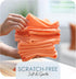 Hearth & Harbor Microfiber Cleaning Cloth, Microfiber Towels for Cars 12 Pack Washcloths, Orange Cleaning Rags, Reusable Microfiber Towel, Microfi...