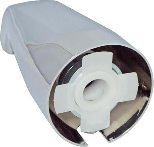 Tub Spout with Adjustable Slide Connector for 1/2 Inch Copper Pipe, Sainless Steel Bathtub Faucet No Diverter, 5-1/4 Inch Length, Easy Connection,...