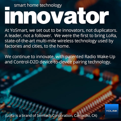 YoLink Water Leak Detector 4 with 105dB Audio Alarm, Freeze Warning, App Push, Email Alerts and Limited Text - Smart Water Sensor Alarm w/ Alexa, ...