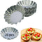 MYStar 3.15" (8 cm) Fluted Design Round Shape Non-stick Aluminum Tart Mold, Mini Pie Tin, Tartlet Pan, set of 20...