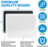 Magnetic Dry Erase White Board Sheet for Fridge (20x13"), Stain Resistant Technology w/ 3 Markers & Big Eraser w/Magnet, Refrigerator Whiteboard P...