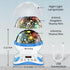 Moredig Kids Night Light Projector, Remote Baby Night Lights for Kids Room with 12 Music Nursery Night Light Projector for Kids Timer 2 Projection...