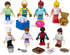 8 Toy Figures & Playsets, 2 Inch Play Peoples Set, Early Development Family Figurines for Kids, Pretend Play Toys for Children 3+ (23Pcs)...