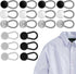 18PCS Collar Extenders Shirt Collar Extenders Pants Button Extender Extender Button Set Collar Button Extender for Mens Dress Shirts Suits Trouser...