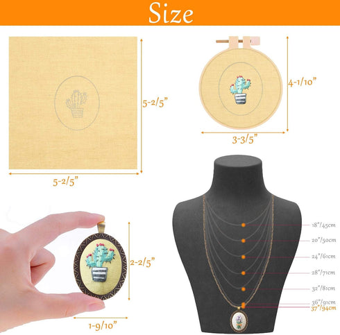 4 Packs Embroidery Kit for Beginners, Shynek 26 Pcs Mini Cross Stitch Kits includes Stamped Embroidery Clothes with Flowers Pattern Embroidery Nec...