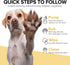 Clean Paws, Dog Paw Cleaner, No-Rinse Foaming Cleanser, Moisturizing & Deodorizing Paw Wash with Silicone Bristle Brush, Deep Clean, Easy & Portab...