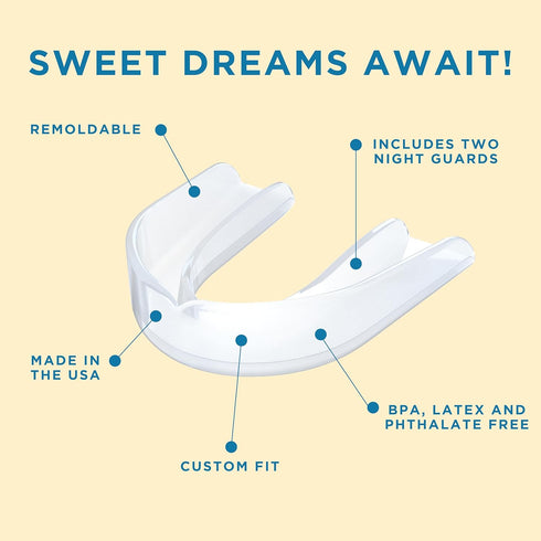 America's ToothFairy Dental Mouth Guard - Premium Protection Against Grinding & Clenching and Sports Injuries - Braces-Friendly, Made in The USA (...