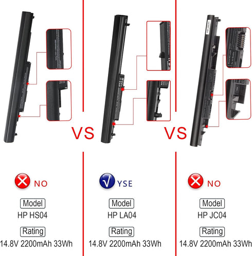TREE.NB Laptop/Notebook Battery Replacement for HP LA04 776622-001 728460-001 TPN-Q130 752237-001 TPN-Q132 TPN-Q129 LA04DF HSTNN-DB5M HSTNN-YB5M F...