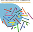 The Pencil Grip Magic Tri Stix, Non-Toxic and Washable Markers For Kids, 24 Assorted Stix Markers, TPG-397...