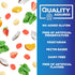 Super B Complex Gummies with Vitamin C & Folic Acid, Extra Strength Vitamin B Gummy Supplement with Niacin, B6, Folic Acid, B12, Biotin, Nature's ...