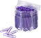 MECCANIXITY Paper Clips Medium Size 2 Inch Vinyl Coated to Prevent Tearing Pages with Box for Organize Office Home Purple Count 100...