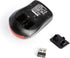 Amazon Basics 2.4 Ghz Wireless Optical Computer Mouse with USB Nano Receiver, Red...