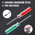 2 PCS Magnetic Screwdriver Set, 5mm Phillips and Flat Head Tips Screwdriver with 3” Steel Shaft for Repair Home Improvement Craft...