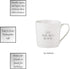 Santa Barbara Design Studio SIPS Drinkware Dishwasher & Microwave Safe Bone China Cafe Mug Coffee Cup, 14-Ounce, Coffee Because...