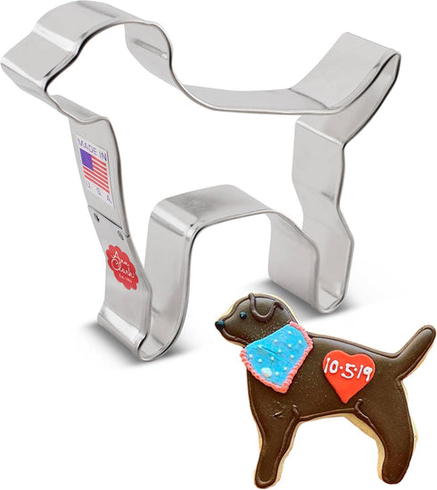 Labrador Dog Cookie Cutter 4.4" Made in USA by Ann Clark...