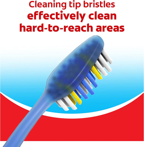 Colgate Extra Clean Toothbrush, Soft Toothbrush for Adults, 6 Count (Pack of 1)...