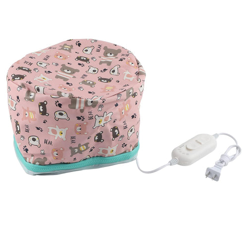 Electric Hair Heating Adjustable Oil Treatment Steamer Hat Detachable Hair Care Tool Steamer Hot For Hair Treatment Cordless Deep Conditioning Hea...