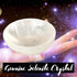 Worldly Finds Selenite Crystal Smudge Bowl, 7 Sizes, Hand-Carved, Moroccan Crystal Holder to Charge, Cleanse Crystals, Charging Selenite Bowl, Spi...