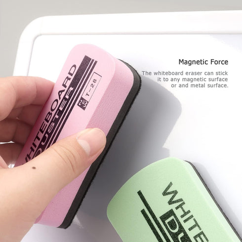 6 Pack Dry Erasers for White Board Magnetic Whiteboard Erasers, Whiteboard Erasers for Kids Classroom, Pastel Color...