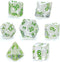 Gake Keeper Games & Dice: Firefly Dice - 7 Piece Resin Dice Set, Radiant Inclusion, Glow-in-The-Dark, Role Playing Games Accessory, RPG Dice...