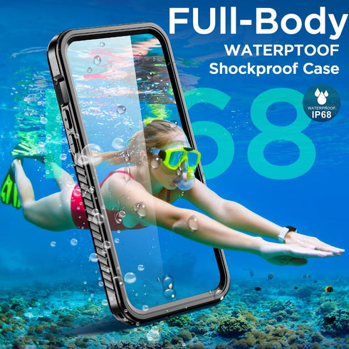 AICase iPhone 14 Pro Max Case Waterproof with MagSafe Clear Snowproof,Dustproof and Shockproof,IP68 Certified Full Body 360 Protection Fully Seale...