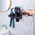 Hair Straightener Holder Wall, Black Blow Dryer Holder Wall Mounted Stainless Steel Hairdryer Holder for Bathroom, Hair Tools Organizer & Storage ...