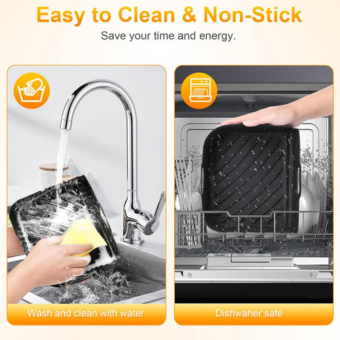 Air Fryer Silicone Liners for Ninja DZ071 7qt Megazone/instant Versazone 9qt?Reusable Air Fryer Accessories ?BPA Free Platinum Silicone Air Fryer ...