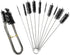 60 Inch Aquarium Filter Hose Brush+8 Inch Nylon Tube Cleaner Brush Set,Stainless Flexible Tube Cleaning Long Brush for Lab Fish Tank Aquarium and ...