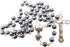 Westman Works First Holy Communion Rosary Beads with Metal Crucifix & Center for Boys or Girls...
