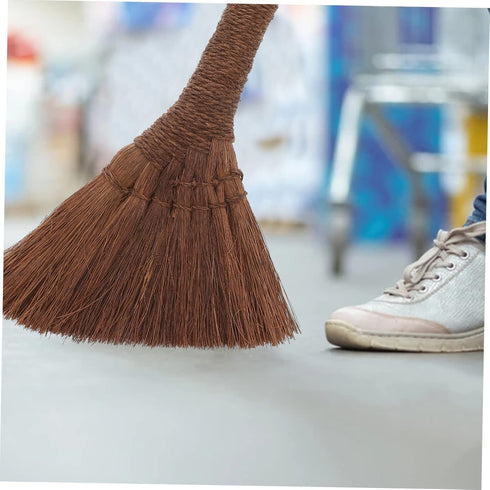 1pc Dust Broom Mini Fireplace Household Cleaning Tools Mini Table Cinnamon Broom Desk Broom Cleaning Tool Duster Home Use Mini Broom House Use Cle...