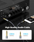 Highwings 1/4 to 1/8 Cable Stereo Audio Cable 3FT, 6.35mm 1/4" Male to 3.5mm 1/8" Male TRS Bidirectional Stereo Audio Cable Jack for Guitar, Home ...