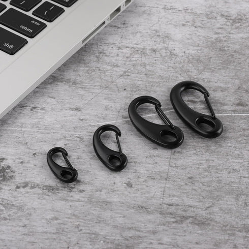 12Pack Carabiner Clips Spring Snap Hook Buckle Clasps for Flag Pole Clips Marine Clips Ropes Dog Leashes Hiking...