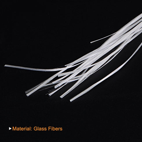 uxcell Chopped Fiberglass Strands 5m / 5.7 Yards Length Anti-Cracking Glass Fibers for Cement Mix for Building Walls Garden Floor...