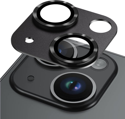 Korecase Camera Lens Protector for iPhone 14 /iPhone 14 Plus Metal Tempered Glass Camera Cover Film, Rear Lens Case Friendly for iPhone 14 /iPhone...