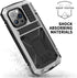 iPhone 14 5G Metal Case with Kickstand Built-in Screen Protector Camera Cover Sturdy Military Armor Durable Full Body Heavy Duty Shockproof Drop T...