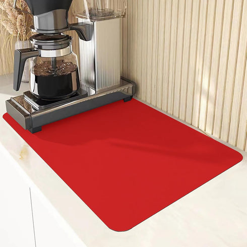 2 PCS Silicone Mats for Kitchen Counter, 23.6" by 15.7" Multipurpose Mat,Heat Resistant Nonskid Table Mat for Air Fryer to Site on, Countertop Pro...