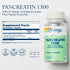 SOLARAY Pancreatin Supplement, 1300 mg, 90 Count...