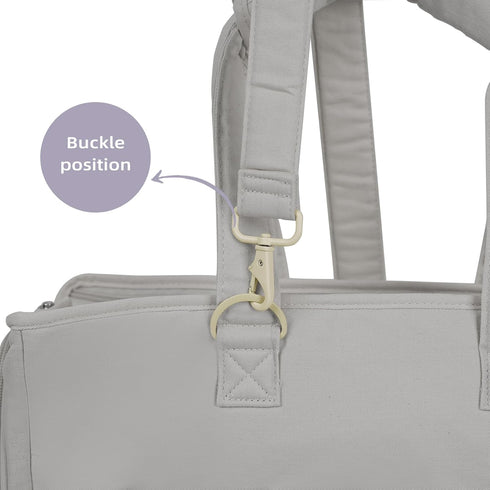 Pet Carrier Shoulder Strap - Lightweight and Comfortable Pet Carrier Accessory for Easy Travel - Reduces The Burden of Carrying Your Pet (Grey)...