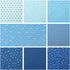 Chuanshui 8 PCS 21.6 x 18.5 inches (55 x 47 CM) 100% Cotton Craft Fabric Bundle for Patchwork 8 Different Pattern Pre-Cut Quilting Fabric Fat Quar...