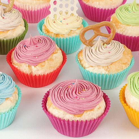 Caperci Rainbow Mini Cupcake Liners Colorful Muffin Baking Cups 350-Count, Odorless, Upgraded & Food Grade Grease-Proof Paper...