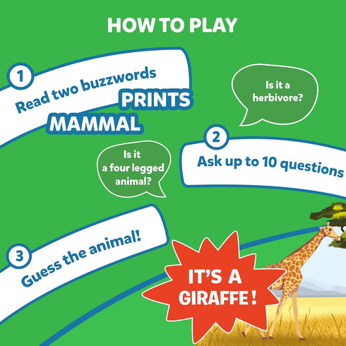 Skillmatics Card Game - Guess in 10 Animal Planet, Perfect for Boys, Girls, Kids, and Families Who Love Toys, Board Games, Gifts for Ages 6, 7, 8,...